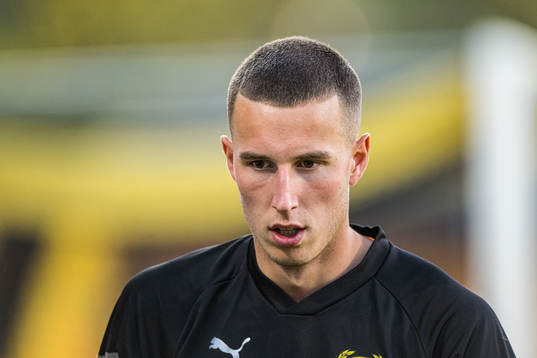 Mjällbys målvakt Samuel Brolin