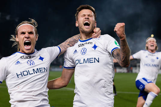 IFK Norrköpings Arnor Sigurdsson och Arnor Traustason