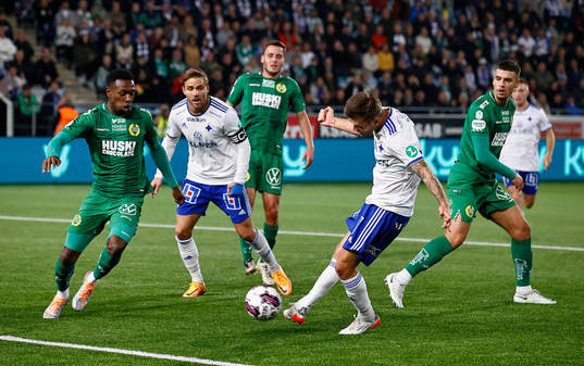 IFK Norrköpings Arnór Traustason gör mål 3-1