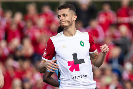 Skövde AIKs Yoann Fellrath deppar