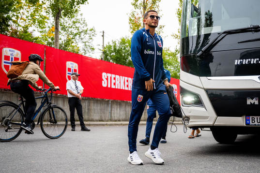 Omar Elabdellaoui of the Norwegian national football team