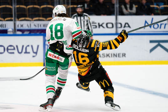 Rögles Dennis Everberg och Skellefteås Linus Lindström