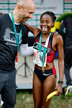 Vinnaren i Kvinnor 30 km Sylvia Medugu