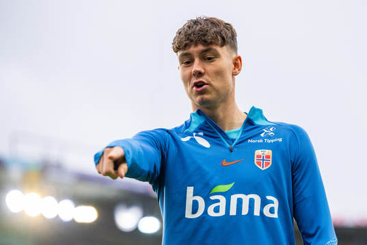 Jørgen Strand Larsen of the Norwegian national football