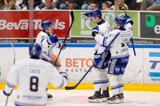 Leksands Kalle Östman jublar