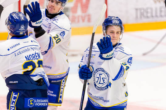 Leksands Arvid Eljas jublar