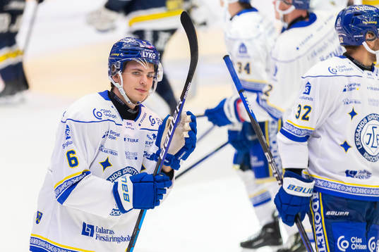 Leksands Alexander Lundqvist jublar