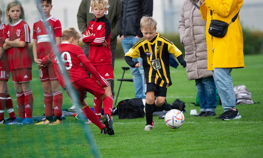 i matchen för pojkar födda 2012, U10, mellan IFK