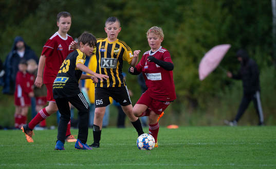 i matchen för pojkar födda 2012, U10, mellan IFK