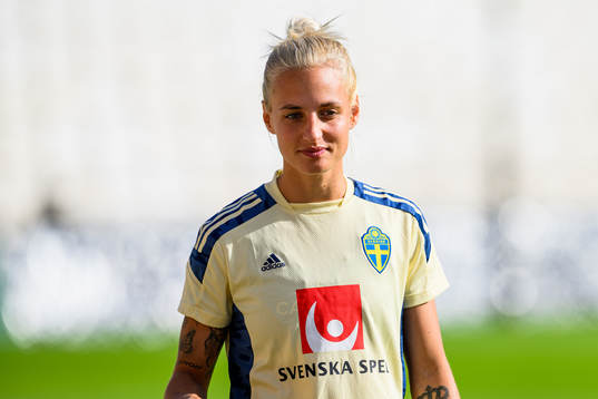 Nathalie Björn of the Swedish women's national football