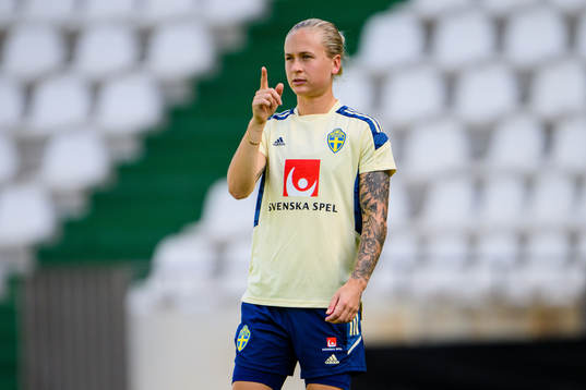 Filippa Curmark of the Swedish women's national football