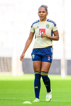Madelen Janogy of the Swedish women's national football