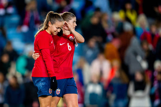 Guro Reiten and Maren Mjelde of Norway