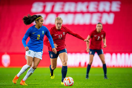 Antonia Ronnycleide Da Costa of Brazil and Julie Blakstad