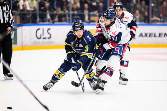 HV71s Daniel Glad och Linköpings Broc Little