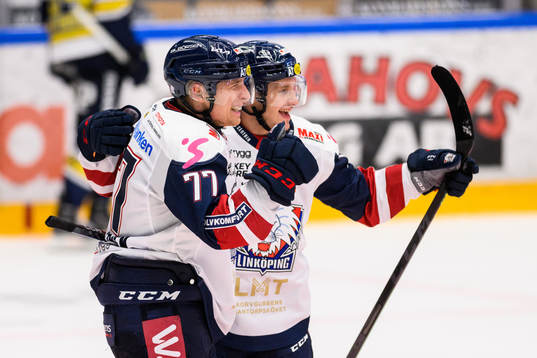 Linköpings Markus Hännikäinen och Sebastian Strandberg