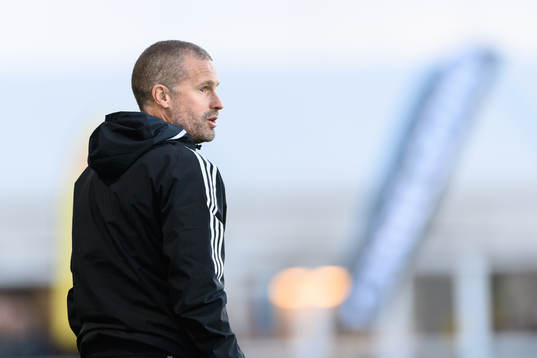 Falkenbergs tränare Christoffer Andersson