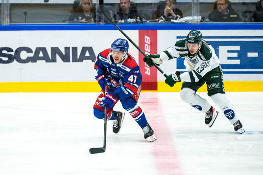 Oskarshamns Johan Johnsson och Färjestads Daniel Viksten