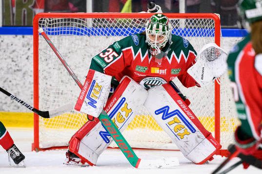 Frölundas målvakt Stephanie Neatby