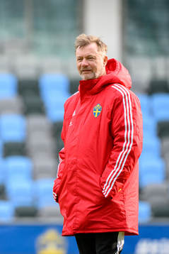 Head coach Peter Gerhardsson of the Swedish women's