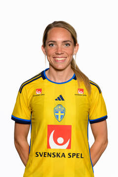 Elin Rubensson of the Swedish women's national football