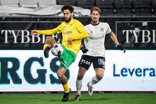 Dalkurds Hady Saleh Karim och Örebros Daniel Björnkvist