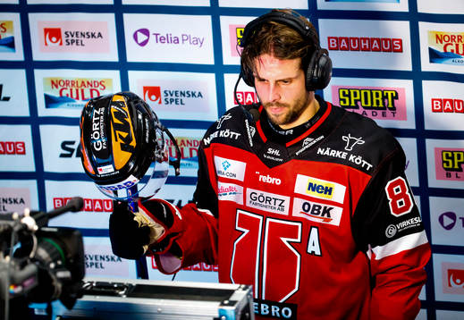Örebros Mathias Bromé deppar