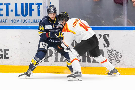 HV71s Eric Martinsson och Brynäs Alexander Ljungkrantz