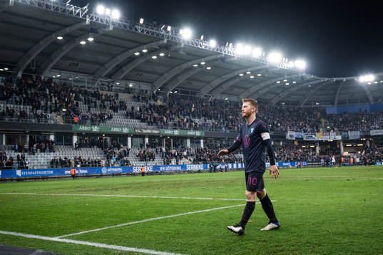 Malmö FFs Anders Christiansen deppar