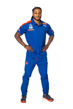 Salum Kashafali of the Norwegian national athletics team