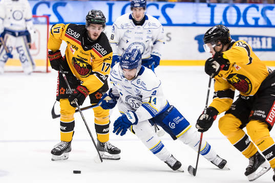 Luleås Isac Brännström och Leksands Oskar Lang