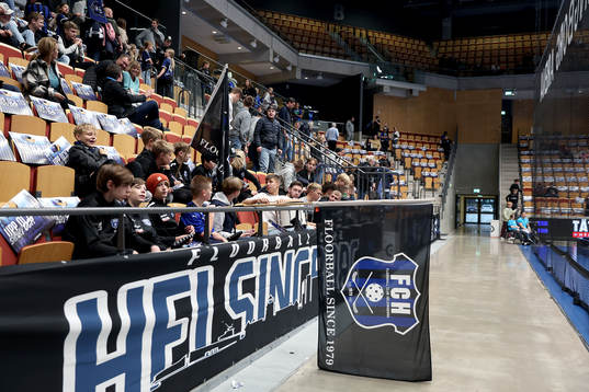 Helsingborg Arena innan innebandymatchen i herrarnas SSL