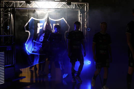 Helsingborg into innan innebandymatchen i herrarnas SSL