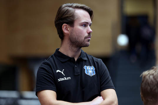 Helsingborgs tränare Emil Lindström