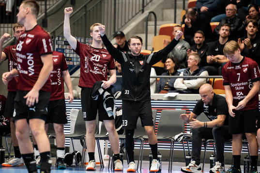 Lugis Assar Kammenhed och Oliver Olsson jublar