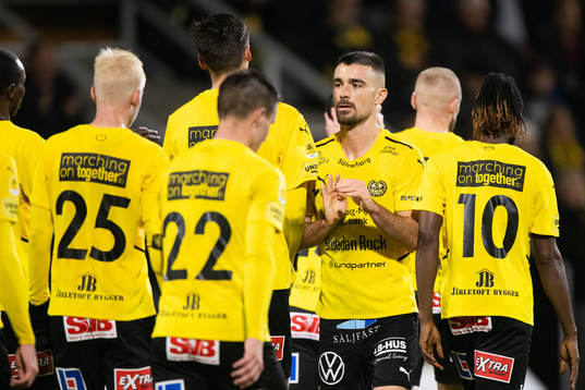 Mjällbys Carlos Moros Gracia jublar