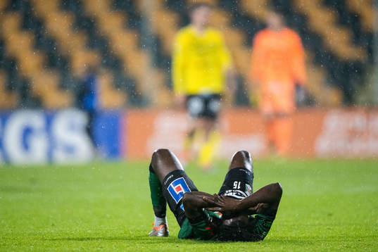 Varbergs Gideon Mensah deppar