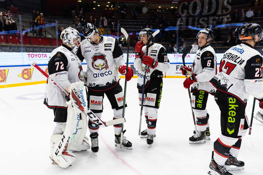 Malmö Redhawks målvakt Daniel Marmenlind och Oliver