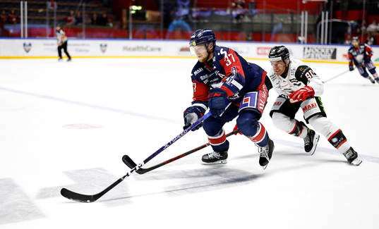 Linköpings Jesper Pettersson och Malmö Redhawks Lance