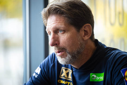 Tomas Axnér of Sweden at a press event