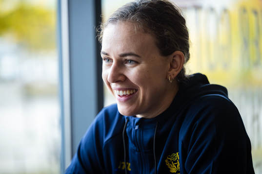Jessica Ryde of Sweden at a press event