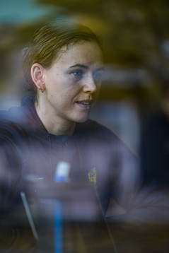 Jessica Ryde of Sweden at a press event