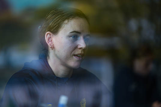 Jessica Ryde of Sweden at a press event