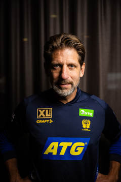 Tomas Axnér of Sweden at a press event