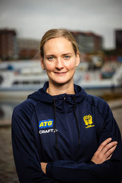 Johanna Bundsen of Sweden at a press event