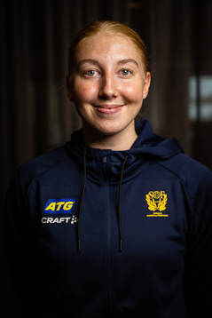Tyra Axnér of Sweden at a press event