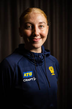 Tyra Axnér of Sweden at a press event