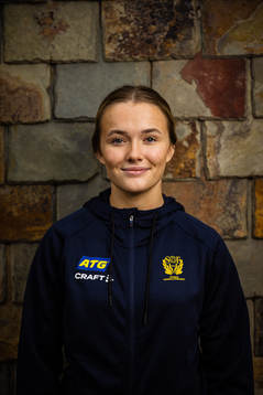 Clara Petersson of Sweden at a press event