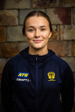 Clara Petersson of Sweden at a press event