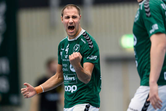 Varbergs Daniel Lindroos jublar